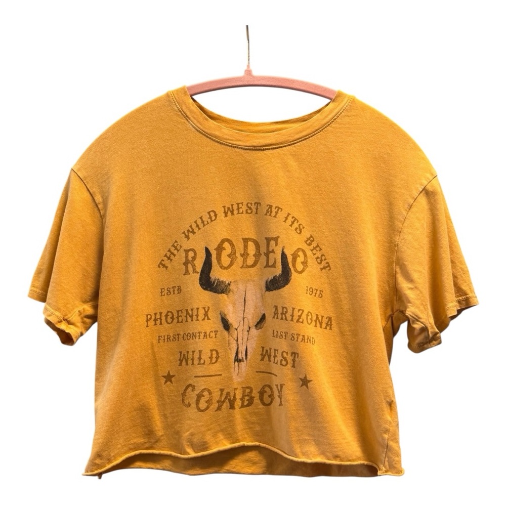 Rodeo Cut Off Crop Tee size XS